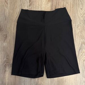 WeWoreWhat Solid Black Bike Shorts